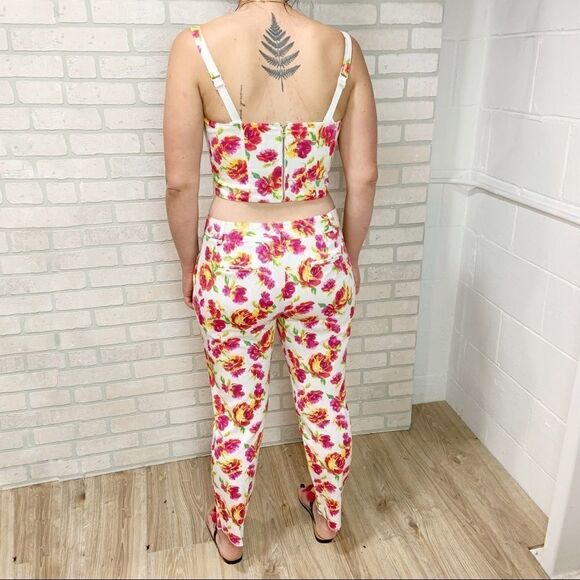 Y2K Victoria's Secret Floral 2 Piece Crop Set M16 - Picture 4 of 15